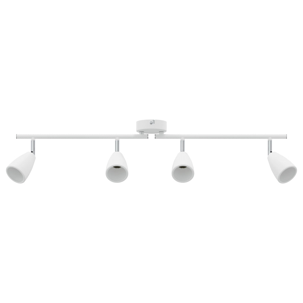 Faretto da soffitto 4 Vie Regolabile Bianco GU10