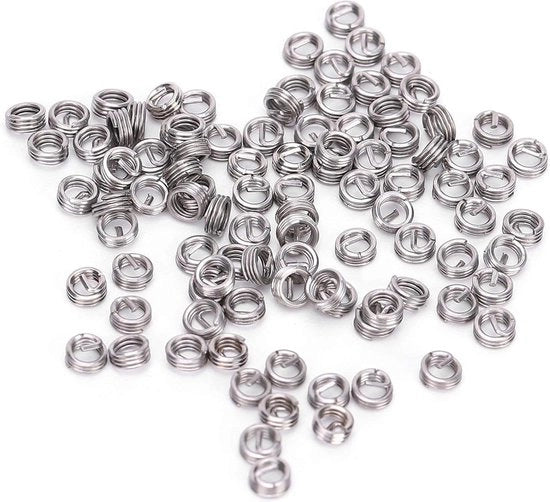 100 pezzi di adattamento a vite rottura M2 X 04 X 1D tipo Helicoil per apparecchiature meccaniche - SUS304.