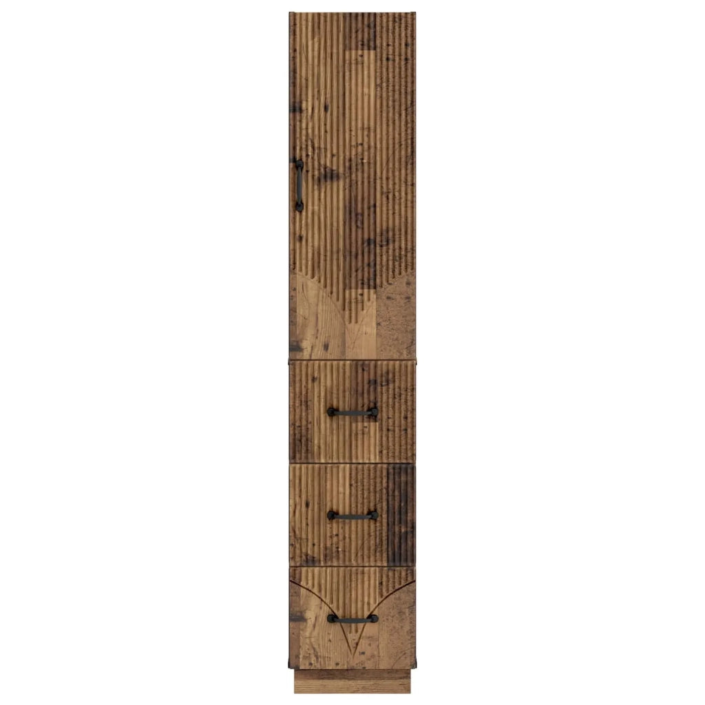 Set di armadi 2 pcs Legno antico 33 x 34,5 x 87 cm
