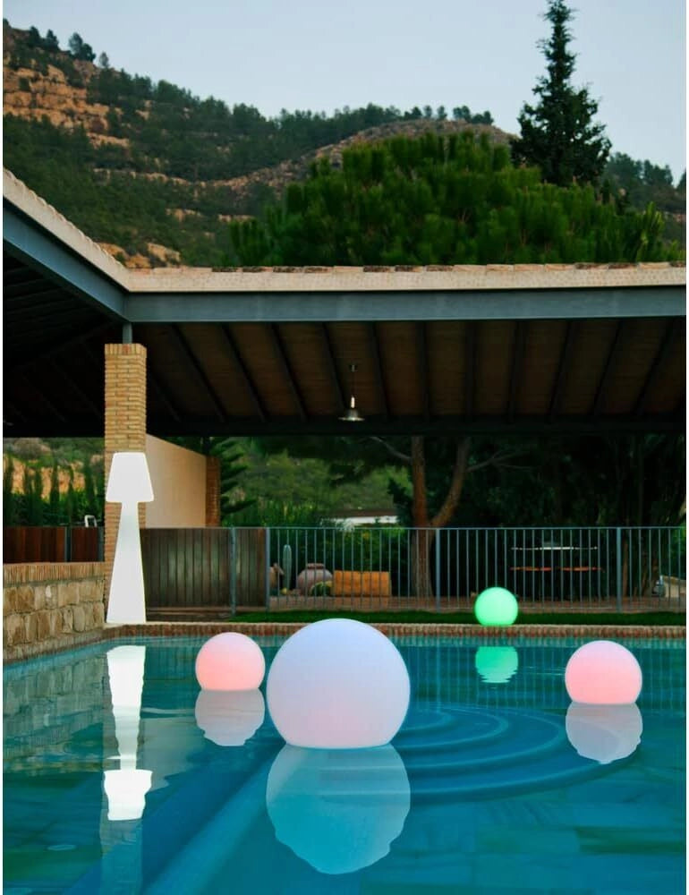 Newgarden LUMBL040FTNW Buly 40 Lampada Sfera LED Solare Galleggiante IP68 RGBW 1W 40 cm colore Bianco