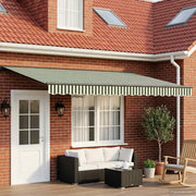 Tettuccio Elettrico Retrattile Verde, Bianco, Antracite 5 x 3 m 3421673