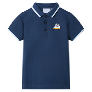 Polo da Bambino Blu Scuro 104