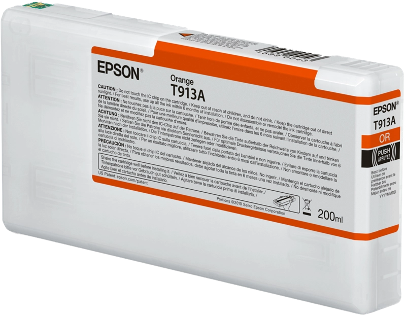 Epson T913A Orange Ink Cartridge (200ml)