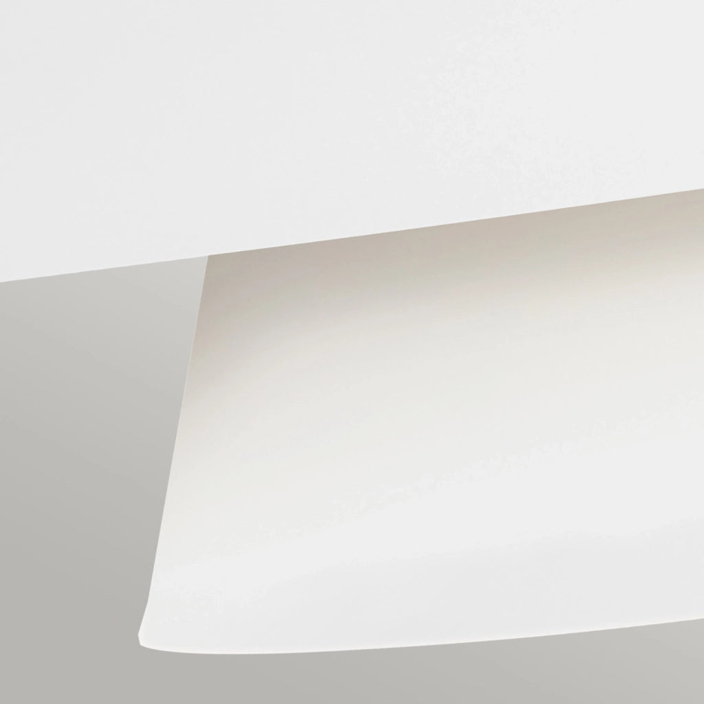 Sospensione Contemporanea Brisbin Acciaio Bianco Opaco 1 Luce E27