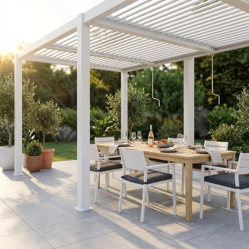 Pergola bioclimatica in alluminio - TONY
