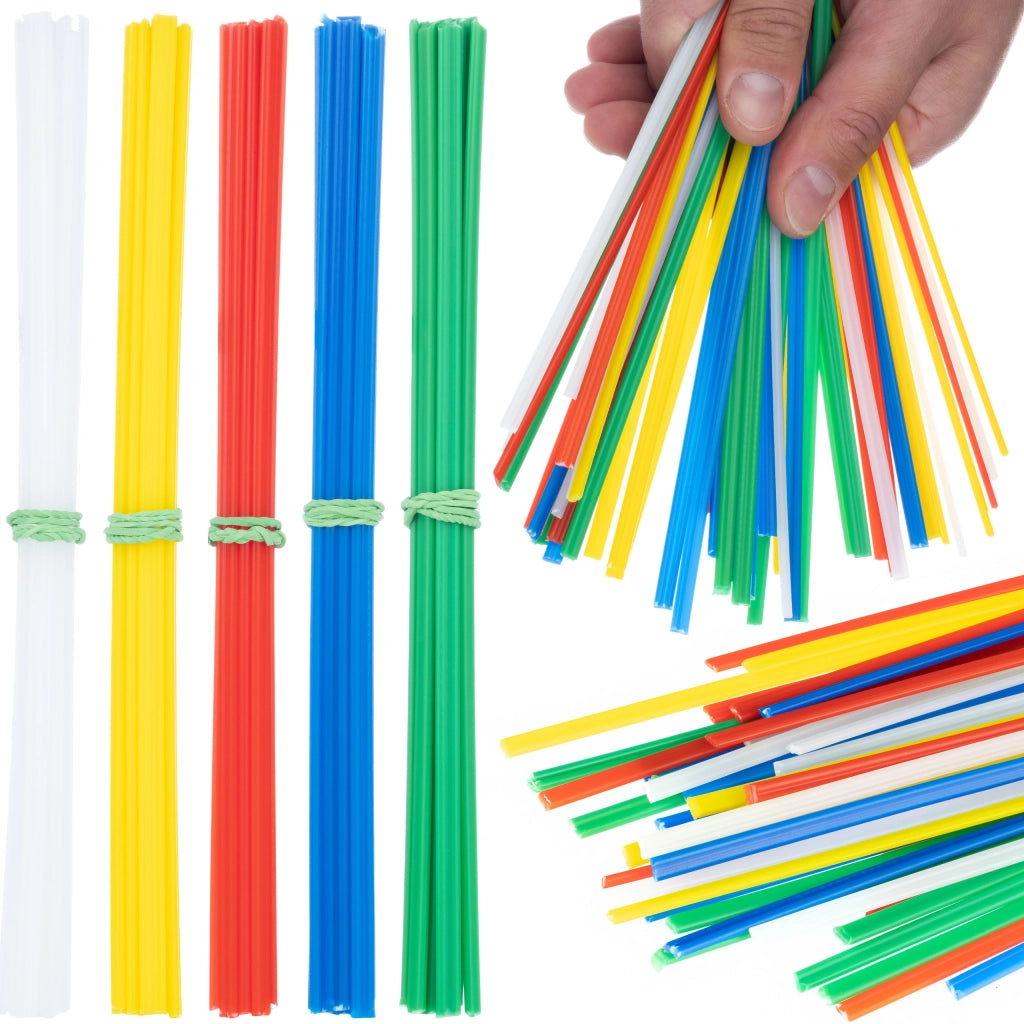 Kit Mini Color Rosfix – Set Completo di Fili per Saldatura Plastica | 4x PP e PVC | Dimensioni 0,5x200 mm, 50 Pezzi