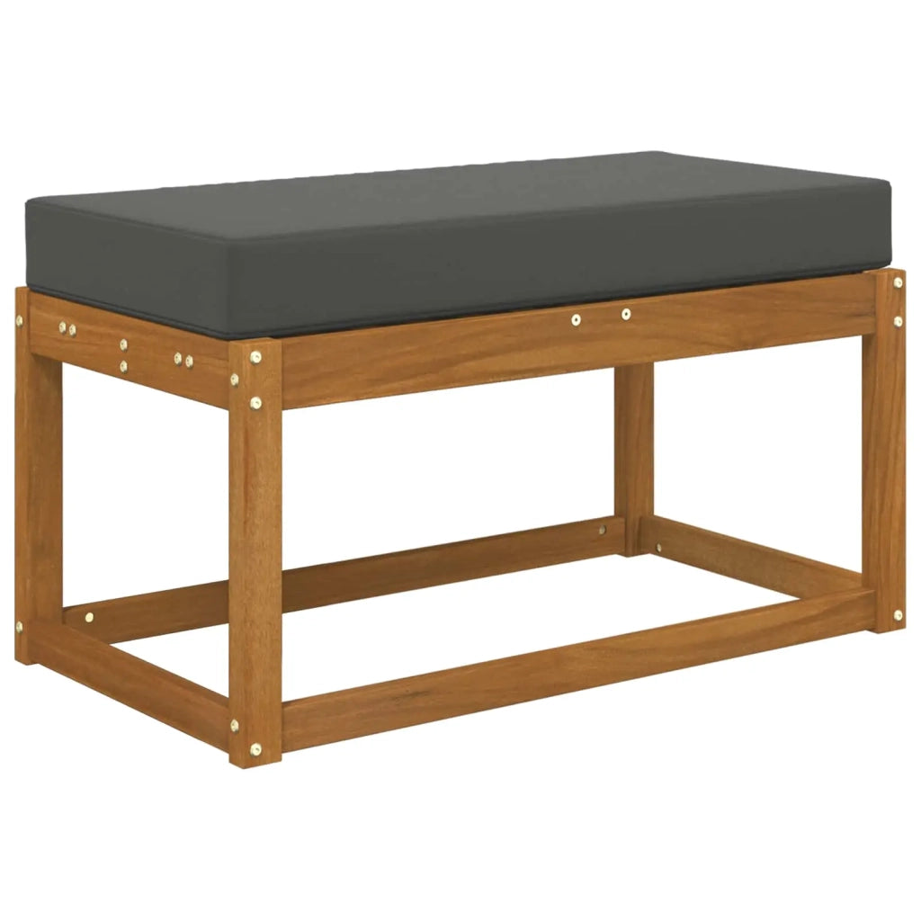 Cuscino da Sedia Esterno Antracite 80 x 40 x 8 cm 900948
