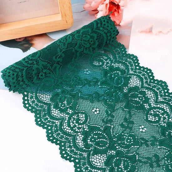 Nastro elastico 15 cm - decorativo - DIY - decorazione - lingerie - 1 metro - poliestere