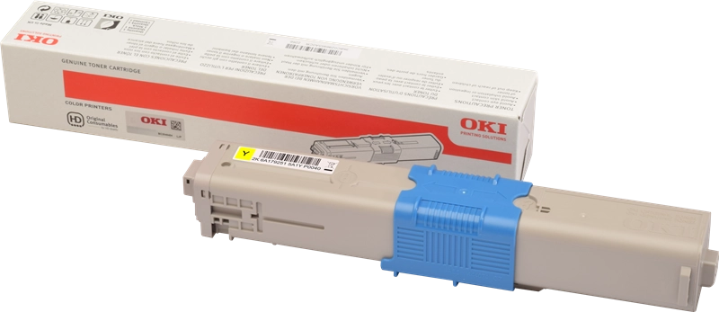 ORIGINAL OKI toner giallo 46508713 C332 ~1500 Seiten