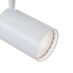 Faretto a LED per Sistema Illuminazione Binario 17W 4000K in Alluminio Vuoro  Bianco