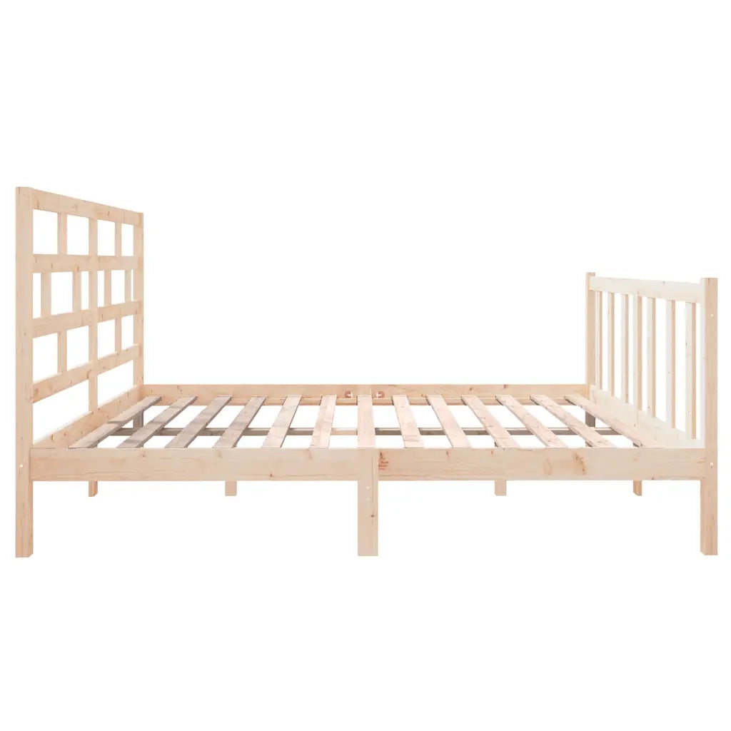 Giroletto-Struttura Letto in Legno Massello di Pino 140x190 cm 881921