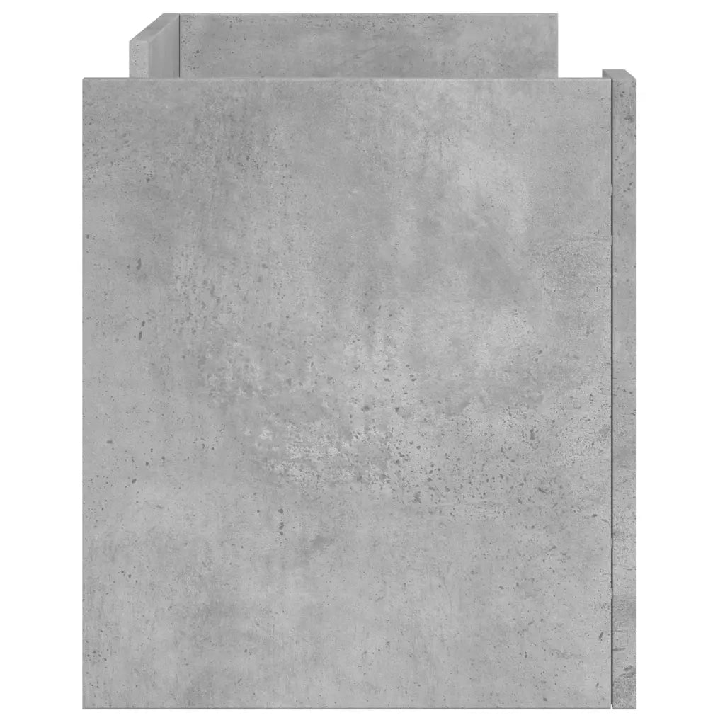 Mobile per TV Grigio Cemento 80x35x40 cm Legno Multistrato 848370