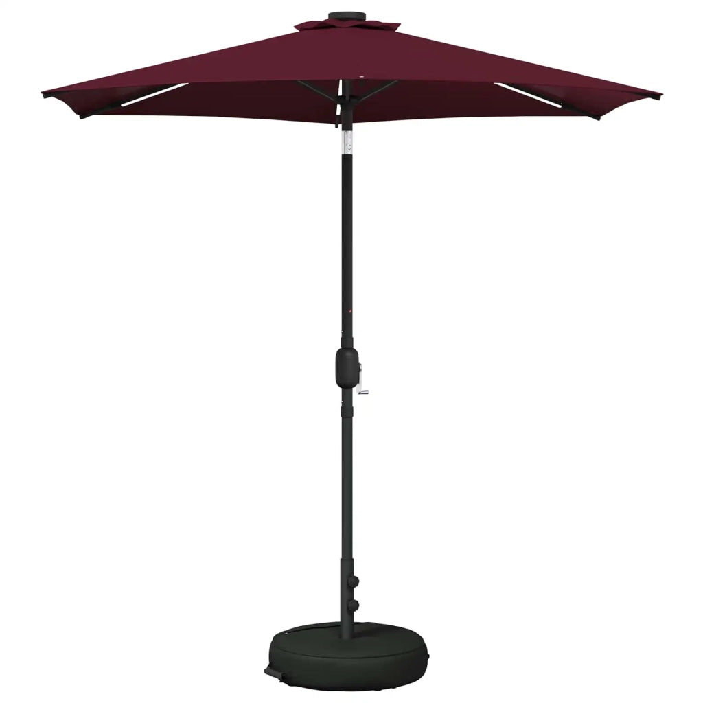 Parasol da Giardino con Luci LED 230 x 230 cm Poliestere 42036253
