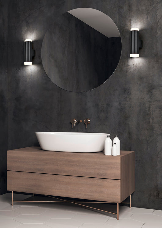 Applique da Interno a LED in Plastica Nero Opaco