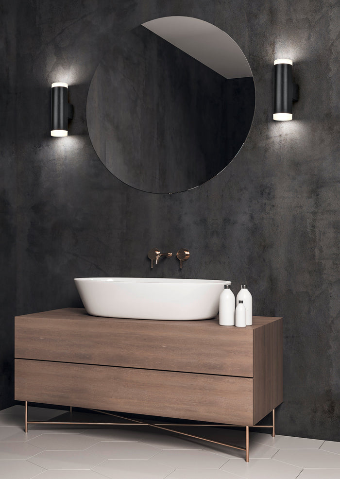 Applique da Interno a LED in Plastica Nero Opaco