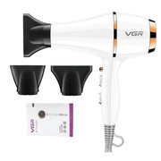 Trade Shop - Asciugacapelli Phon Professionale Ionico 2200 W Parrucchiere Barbiere Vgr V-414 -