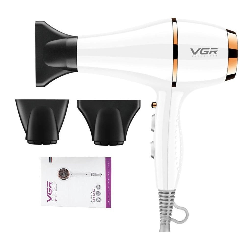 Trade Shop - Asciugacapelli Phon Professionale Ionico 2200 W Parrucchiere Barbiere Vgr V-414 -