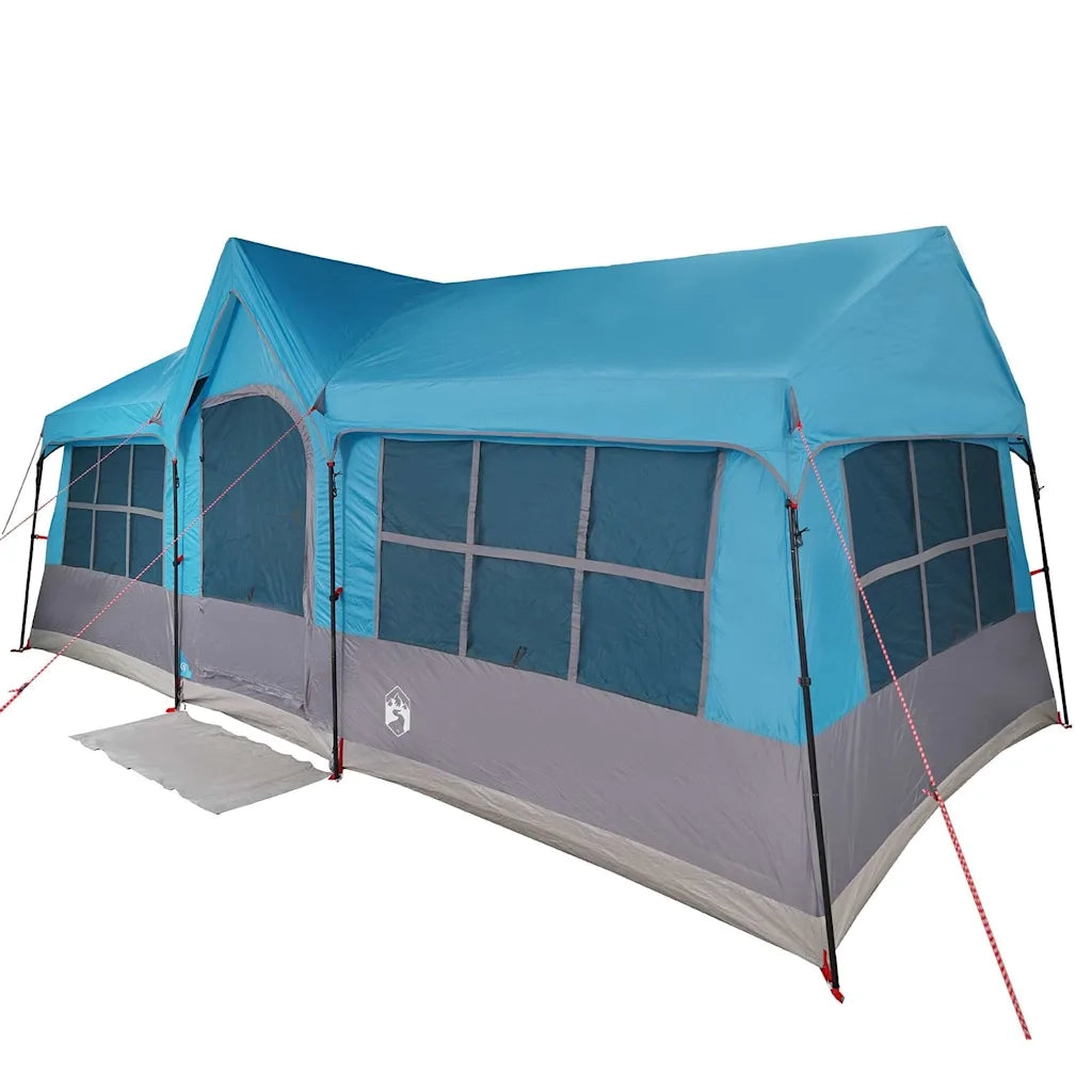 Tenda Familiare con tetto Blu e Grigio 622 x 295 x 238 cm 4100701