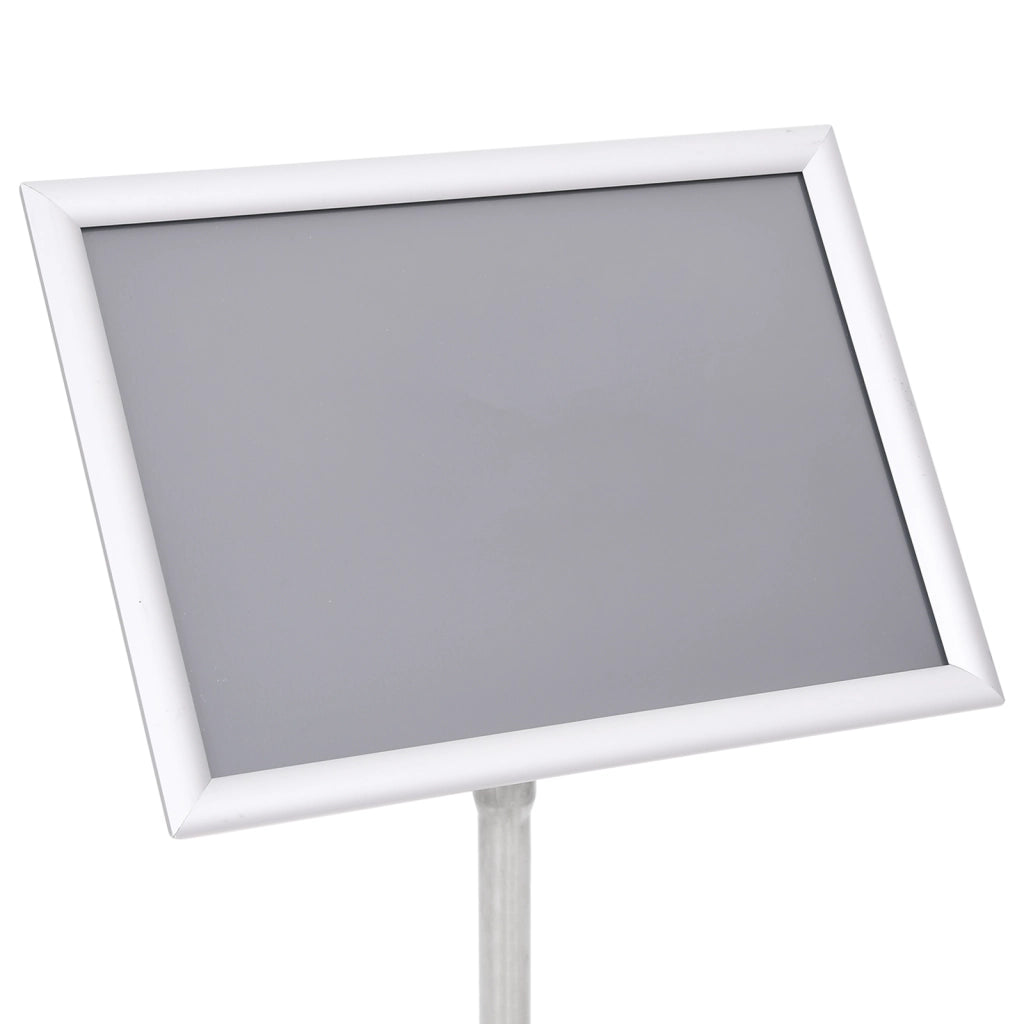 A3 Supporti Pedestal per Poster 2 pz Lega di Alluminio Argento