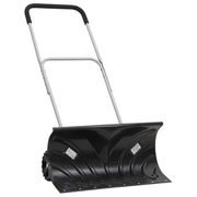 Pala da Neve con Manico Allungabile Nero 66cm Lama Acciaiocod mxl 122422