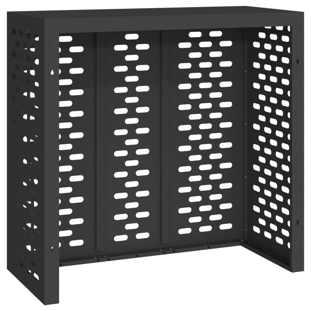 Copertura Condizionatore - Nero, 110 x 50 x 105 cm