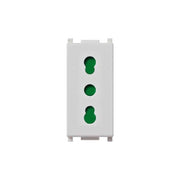 14203.Sl Presa 2P+T 16A P17/11 Silver Plana