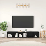 Set mobile TV 2 pcs Rovere Nero 37 x 35 x 107cm 3393550