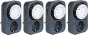 Timer meccanico per prese - Timer MZ 20 (timer a giorno & sicurezza di contatto aumentata) - grigio