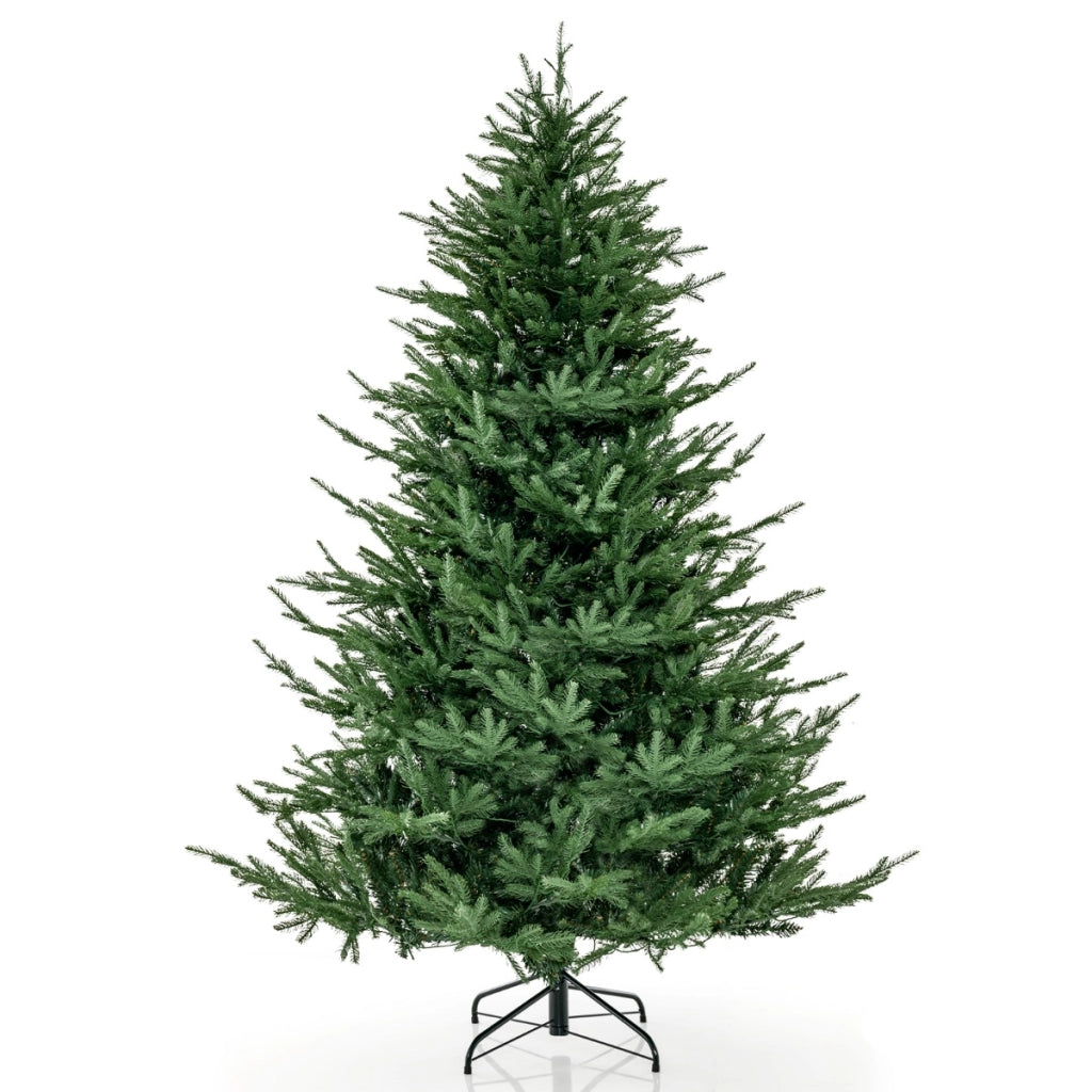 Albero di Natale artificiale da 183cm con 788 punte di ramo 280 luci LED, Albero per decorazioni natalizie-Alberi di Natale