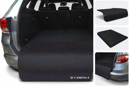 Copertura bagagliaio con protezione paraurti e copertura bagagliaio - Nero 100 cm x 70 cm