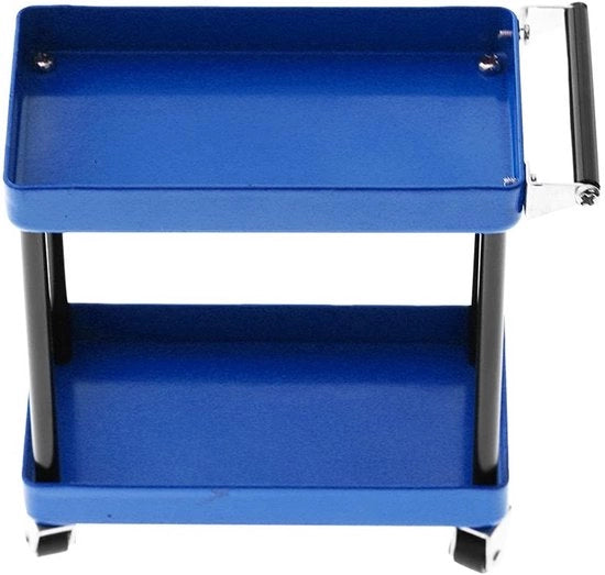 Carrello di lavoro metallico - Facile da montare - Verificare la compatibilità - Utensile di aiuto prático - Duraturo - Per viti/bulloni/dadi - Carrello di attrezzi
