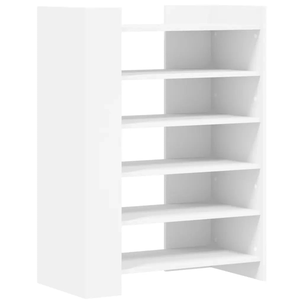 vidaXL Scarpiera Bianca 74,5x37,5x100 cm in Legno Multistrato
