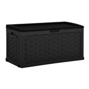 Cassapanca in Rattan Style 116x56x58 h cm in Plastica Marrone