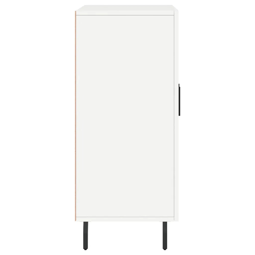 Credenza Bianca 90x34x80 cm in Legno Multistrato 828124