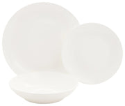 Set 18 piatti Coupe Ariel Bianco