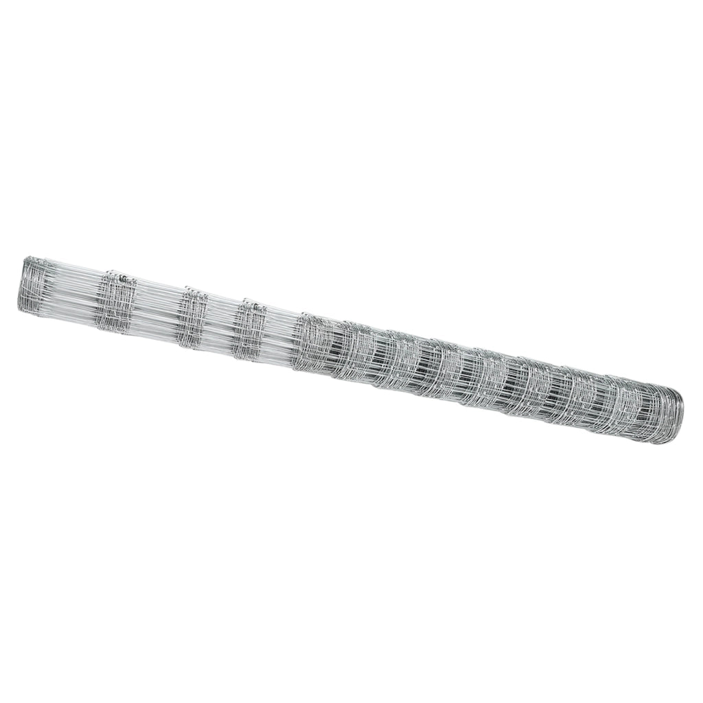Recinzione da Campo 1,5x50 m Acciaio Galvanizzato