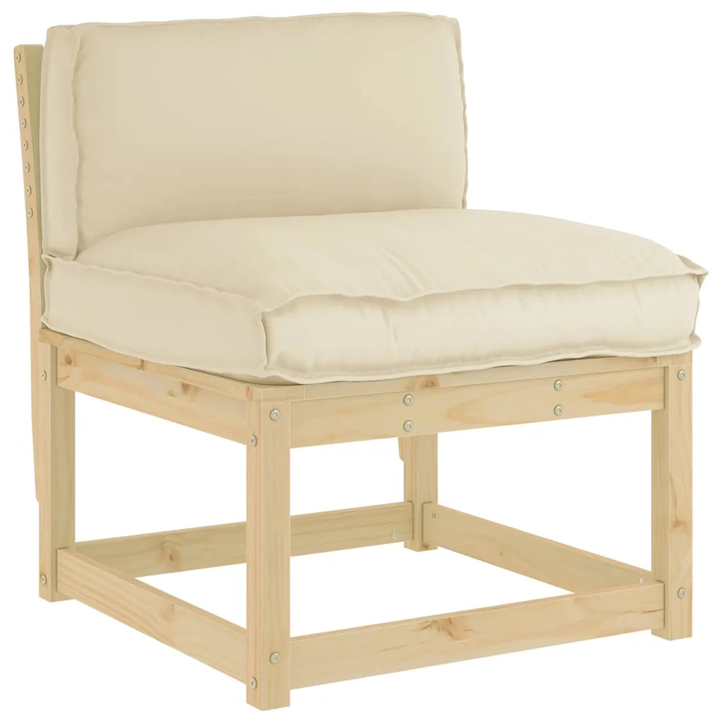 Cuscino Beige 80 x 40 x 12 cm Tessuto Oxford 42001531
