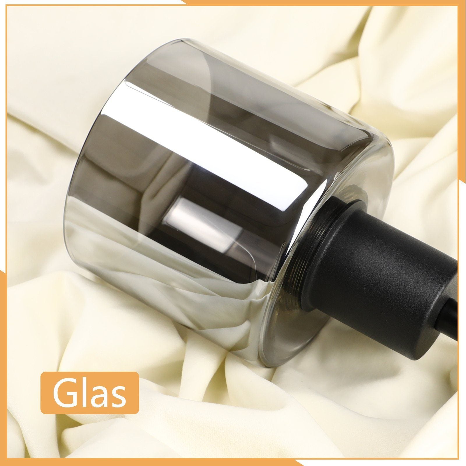 Lampada a sospensione ZMH ferro nero diametro 11 cm E27 max 40W stile industriale retr¨°