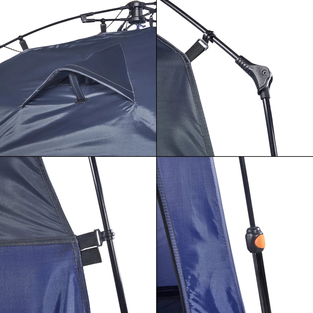 Tenda da doccia Ayas 150 x 150 x 200 cm blu grigio 03_0011112