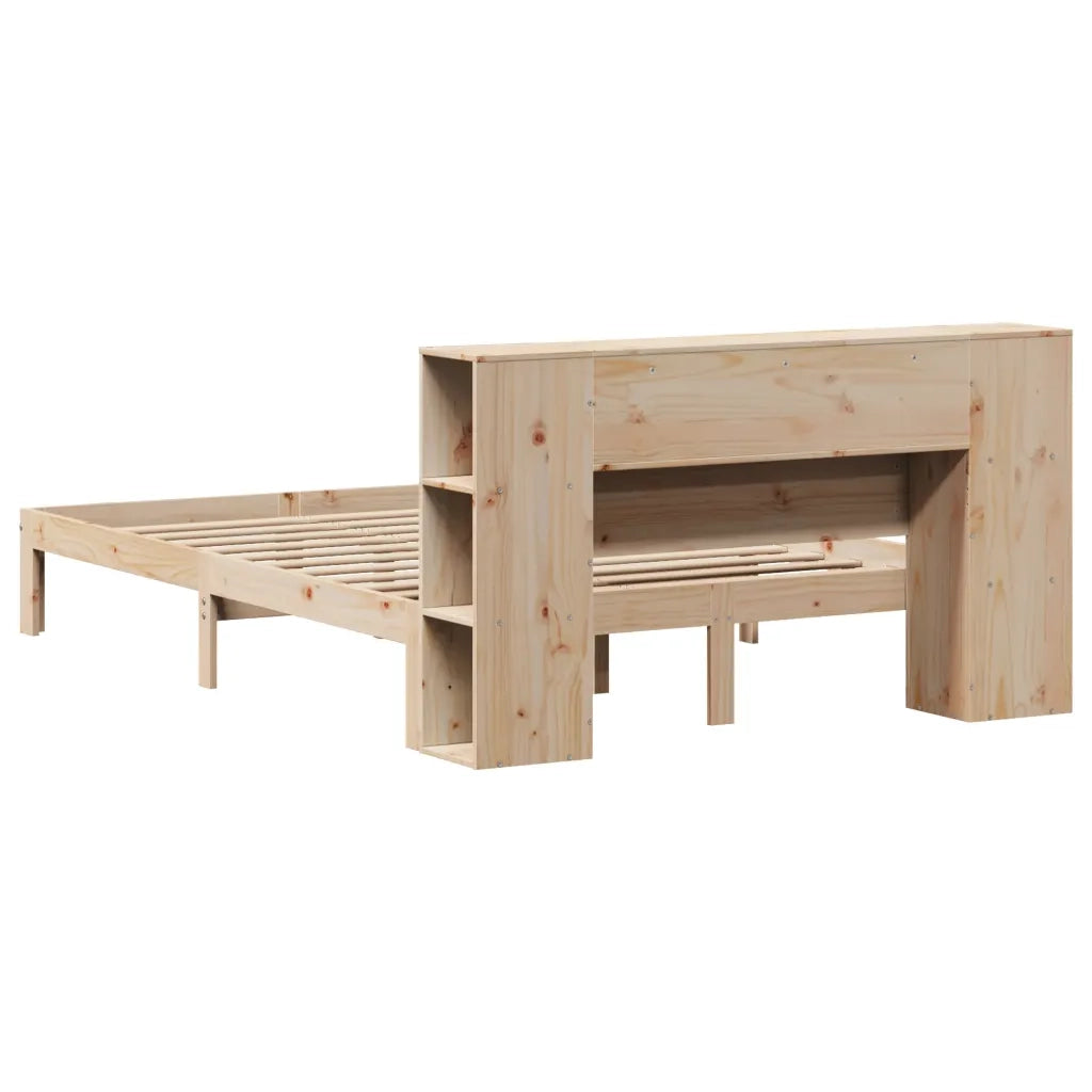 vidaXL Letto Libreria senza Materasso 160x200 cm in Legno di Pino