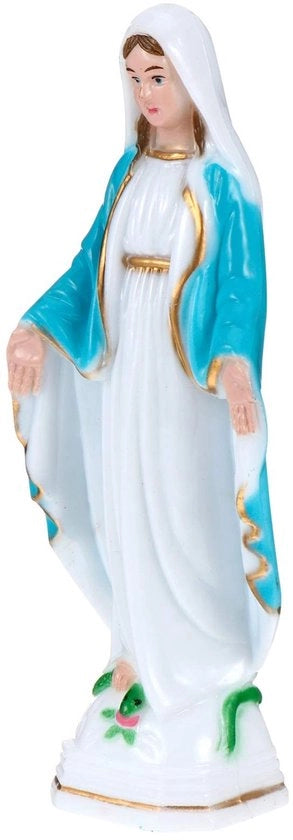 Decorazione religiosa in stile standbeeld della Madonna - Figura della Sacra Madre - Decorazione da tavolo - Design elegante - Statua in plastica duratura
