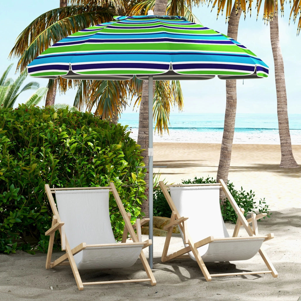 Ombrellone da Giardino ¨C zephmum ¨C 178x205 cm Multicolore