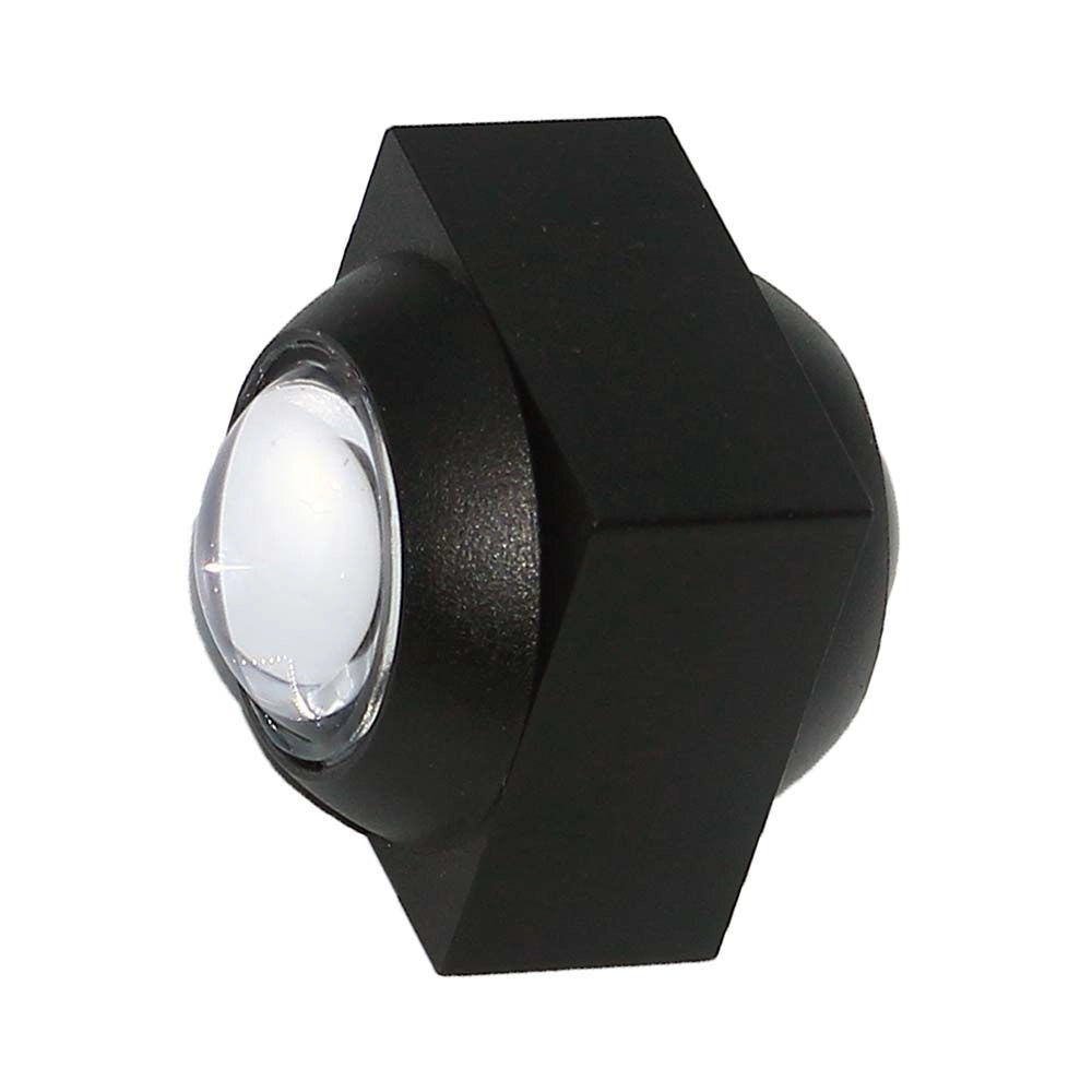 Applique esterna su/giù V-TAC VT-2503 2W LED IP54 nera 4000K