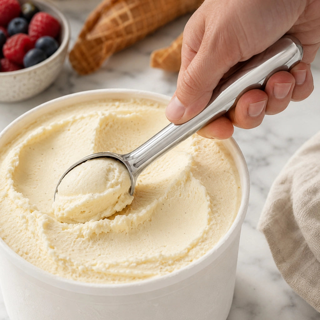 Paletta per gelato KADAX, paletta per patate e riso, cucchiaio da portata in acciaio