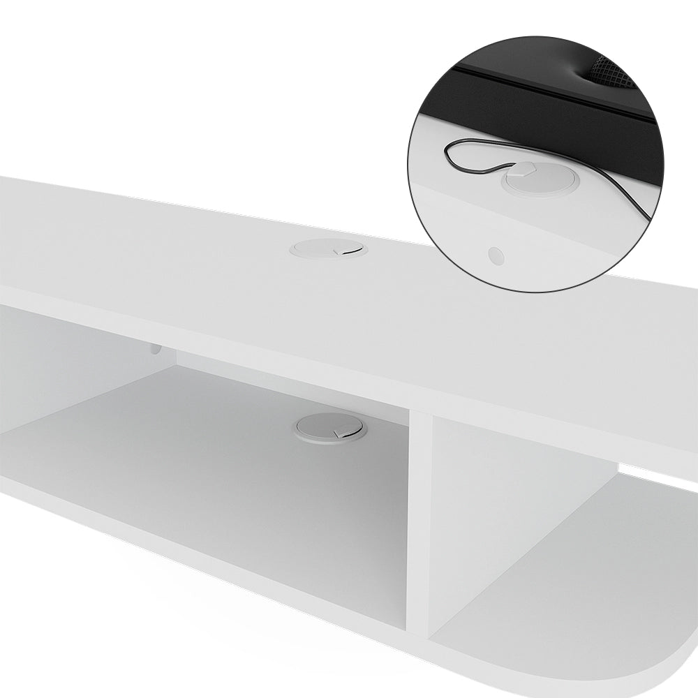 Vicco Mobile tv Bianco 105 x 18.2 cm Scomparti aperti