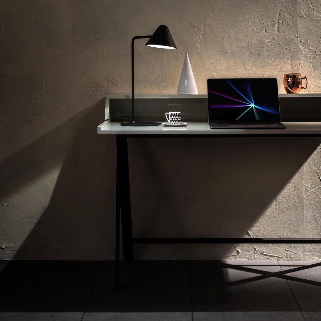 Antares - Lampada da Tavolo a LED in Metallo Nero