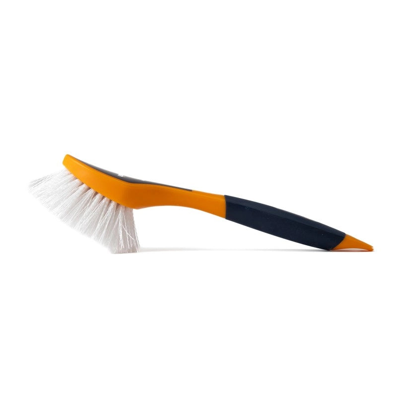 SPAZZOLA MANUALE BIANCA DURA HARD WHITE HAND BRUSH