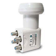 UX-QD LTE LNB QUAD CON 4 USCITE UNIVERSALI E FILTRO LTE