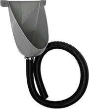 Urinoir in plastica facile e ininterrotto, con tubo e vite, per camping, giardino, sottoterra, cantiere, toilette