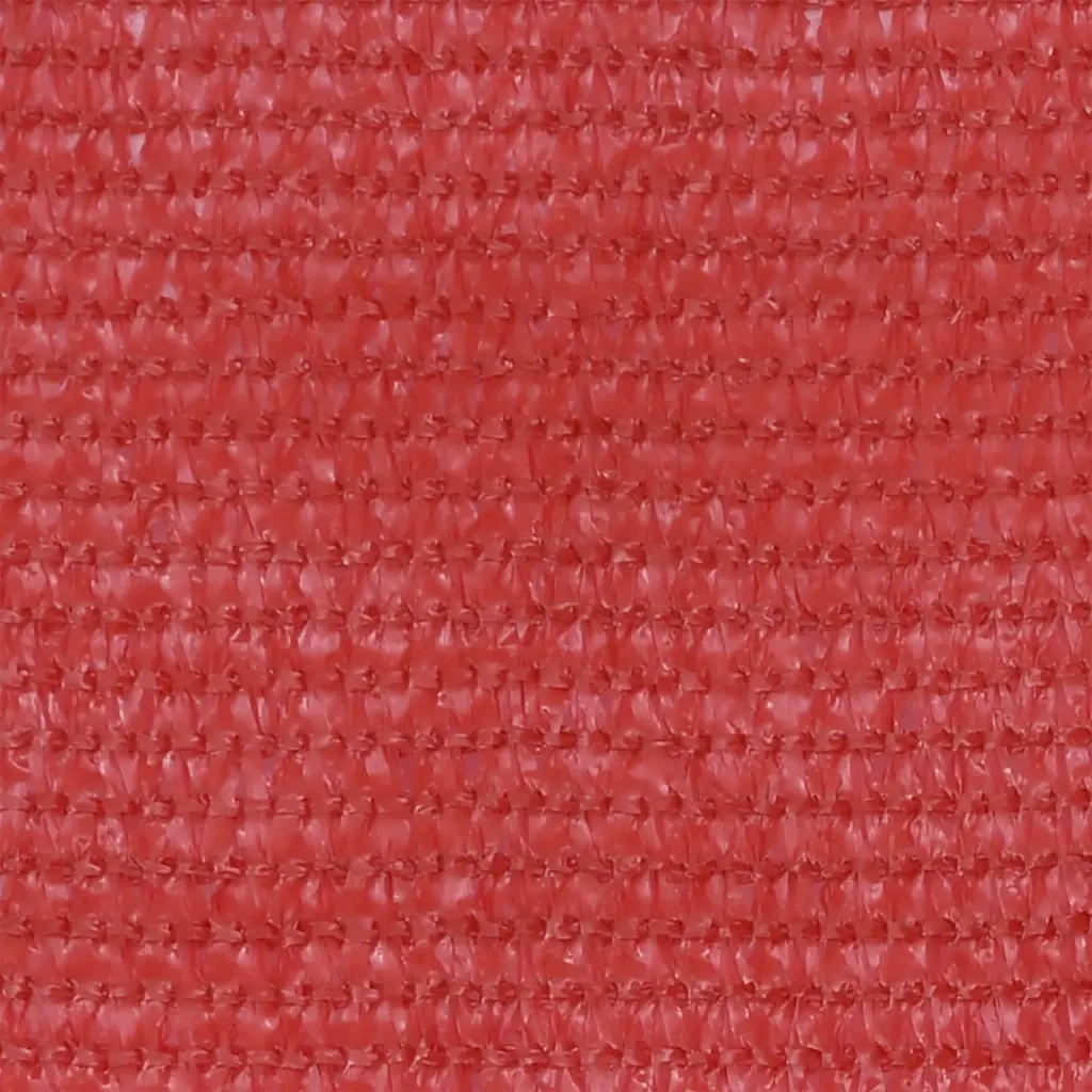 Paravento da Balcone-Pannello per balcone Rosso 120x500 cm in HDPE